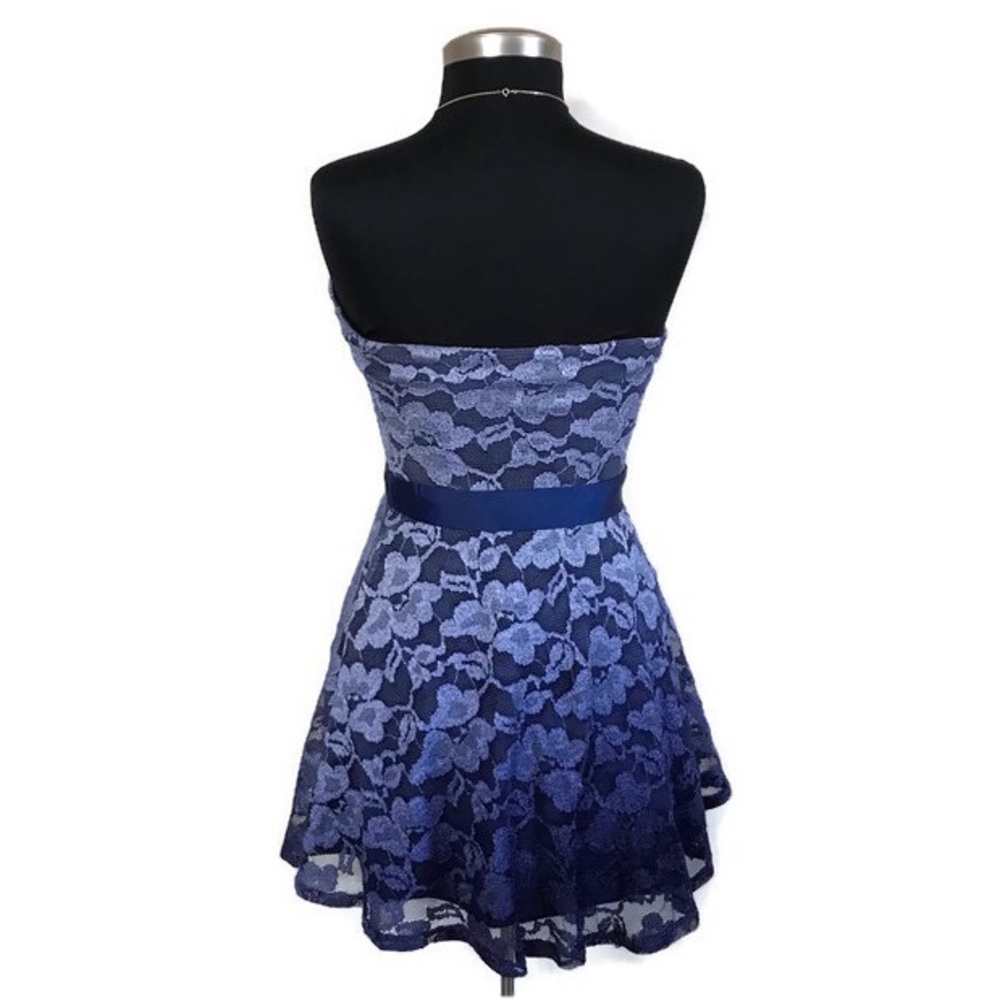 As U Wish Strapless Ombré Lace Dress✨Size Small - Picture 4 of 6